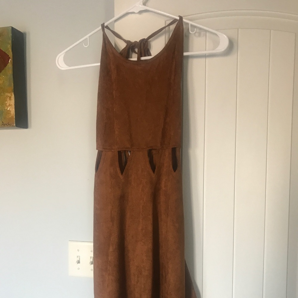 Mid length halter style dress